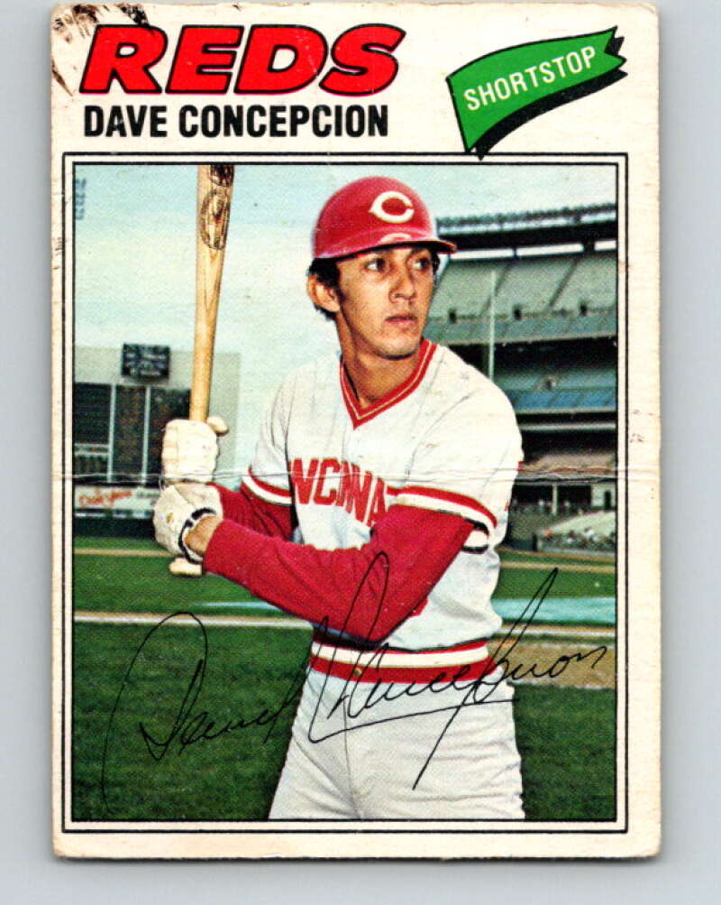 1977 O-Pee-Chee #258 Dave Concepcion Cincinnati Reds V29356