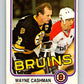 1981-82 O-Pee-Chee #11 Wayne Cashman  Boston Bruins  V29447