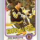 1981-82 O-Pee-Chee #14 Don Marcotte  Boston Bruins  V29470