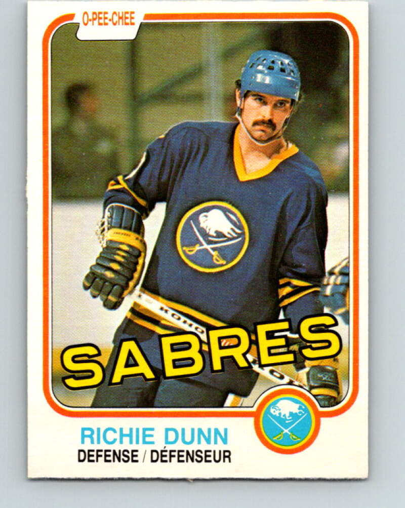 1981-82 O-Pee-Chee #29 Richie Dunn Buffalo Sabres V29584
