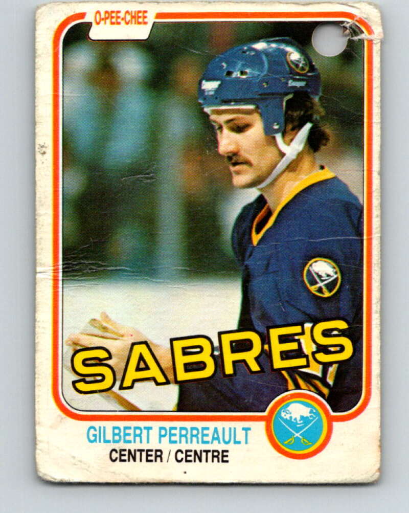 1981-82 O-Pee-Chee #30 Gilbert Perreault Buffalo Sabres V29591