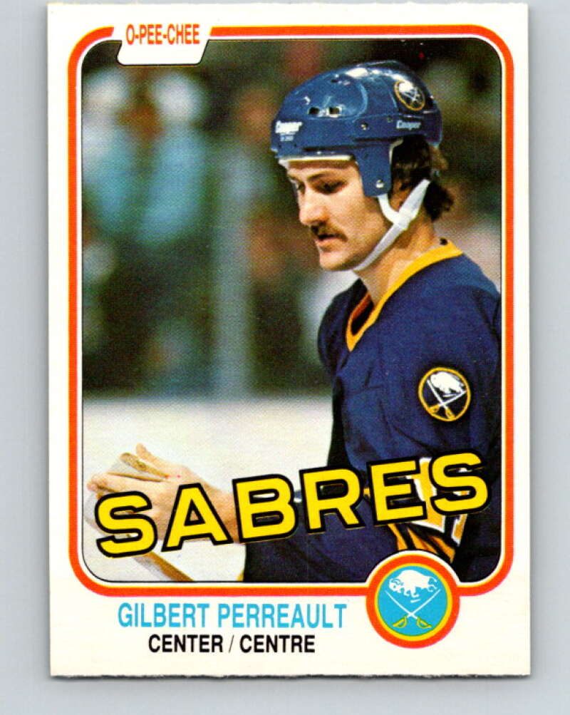 1981-82 O-Pee-Chee #30 Gilbert Perreault Buffalo Sabres V29593