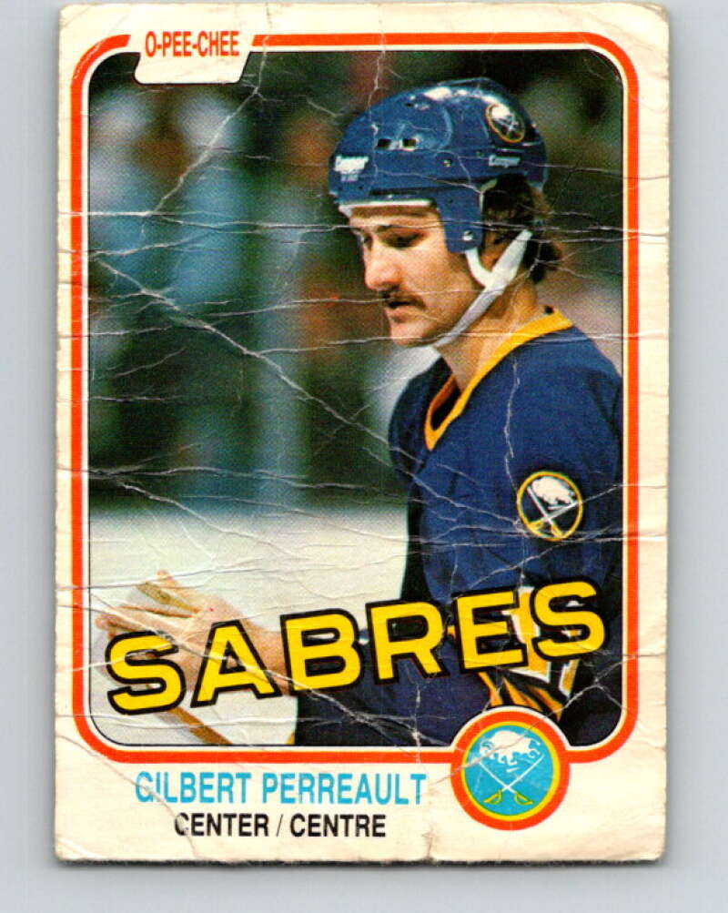 1981-82 O-Pee-Chee #30 Gilbert Perreault Buffalo Sabres V29594