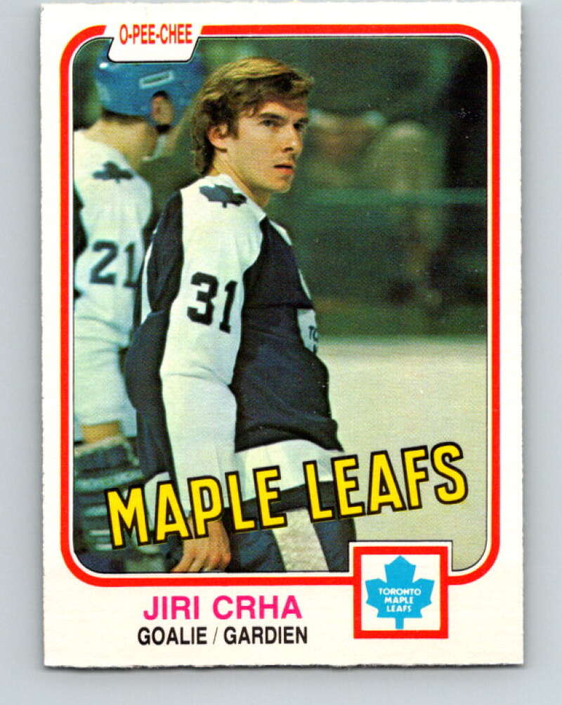 1981-82 O-Pee-Chee #315 Jiri Crha RC Rookie Toronto Maple Leafs V31715