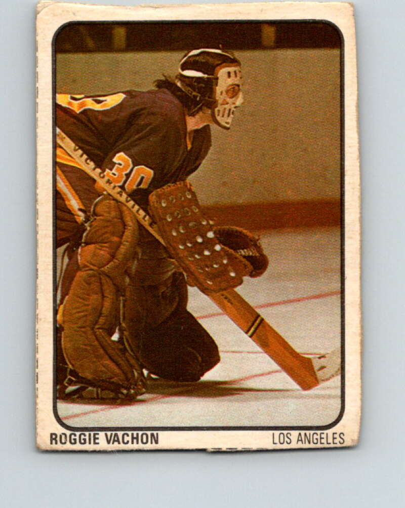 1974-75 Lipton Soup #7 Rogie Vachon UER Los Angeles Kings V32180