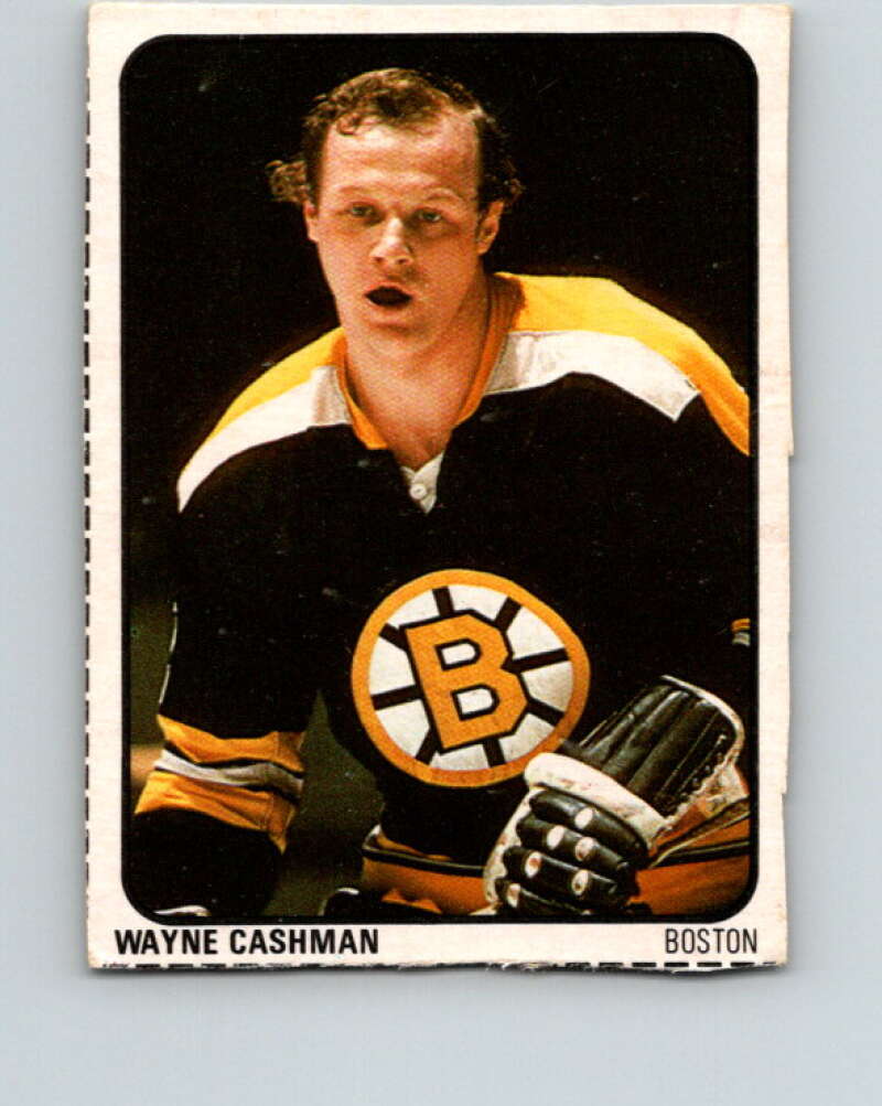 1974-75 Lipton Soup #9 Wayne Cashman Boston Bruins V32184