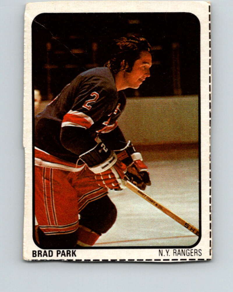 1974-75 Lipton Soup #10 Brad Park New York Rangers V32187