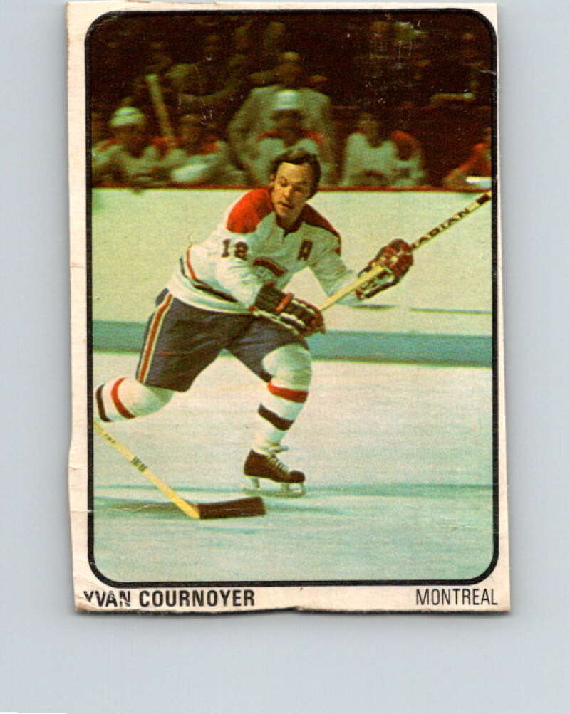 1974-75 Lipton Soup #13 Yvan Cournoyer Montreal Canadiens V32194