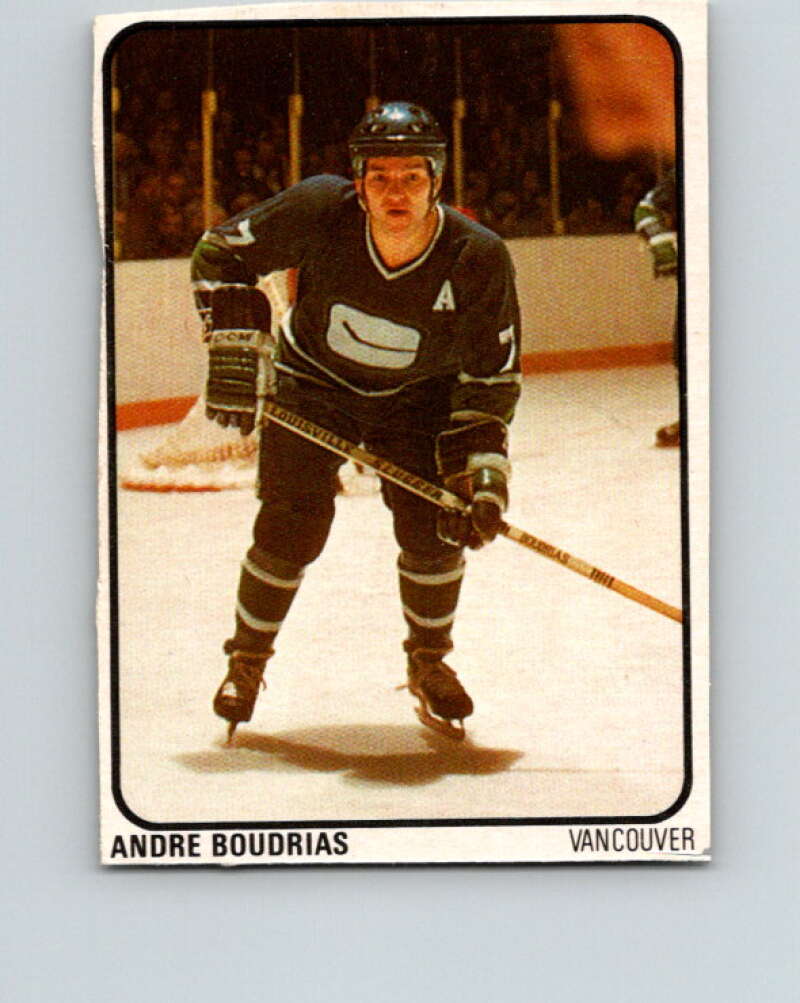 1974-75 Lipton Soup #14 Andre Boudrias Vancouver Canucks V32195