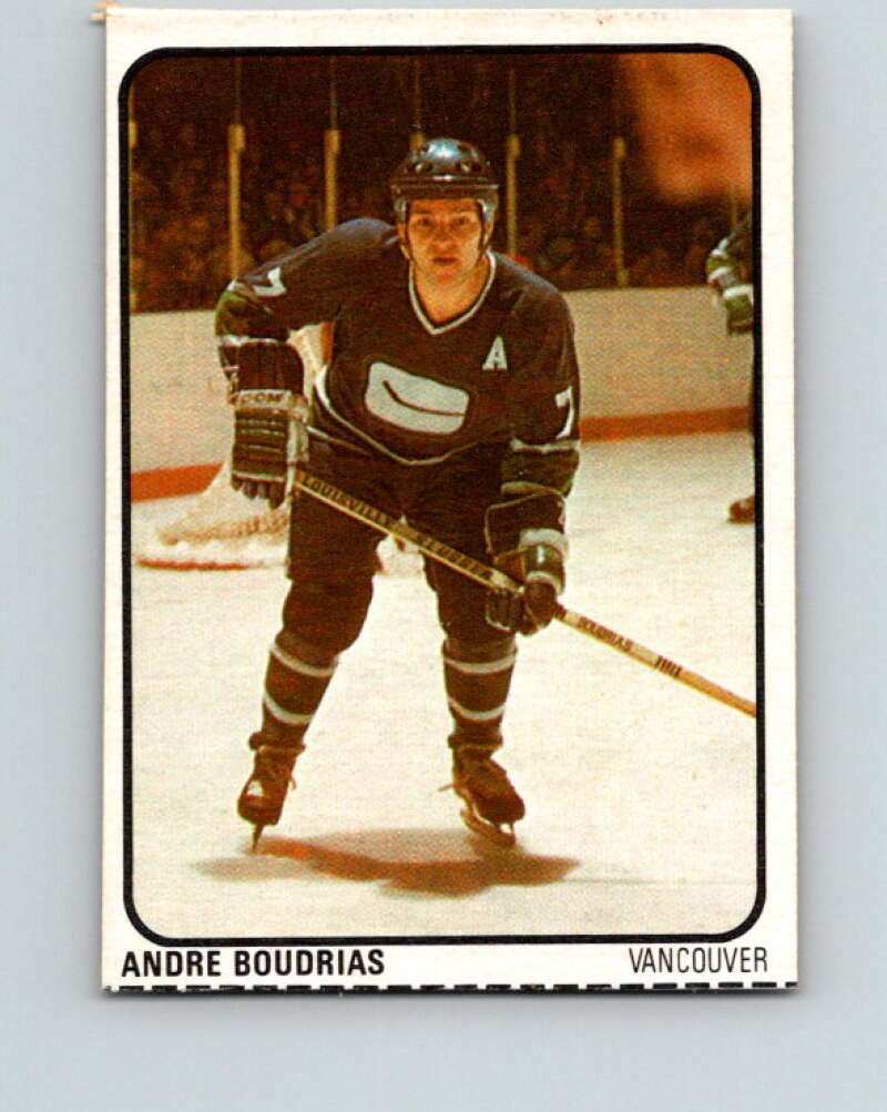 1974-75 Lipton Soup #14 Andre Boudrias Vancouver Canucks V32197