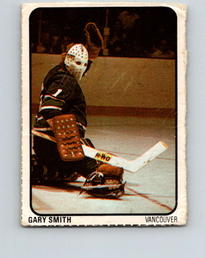 1974-75 Lipton Soup #15 Gary Smith Vancouver Canucks V32199