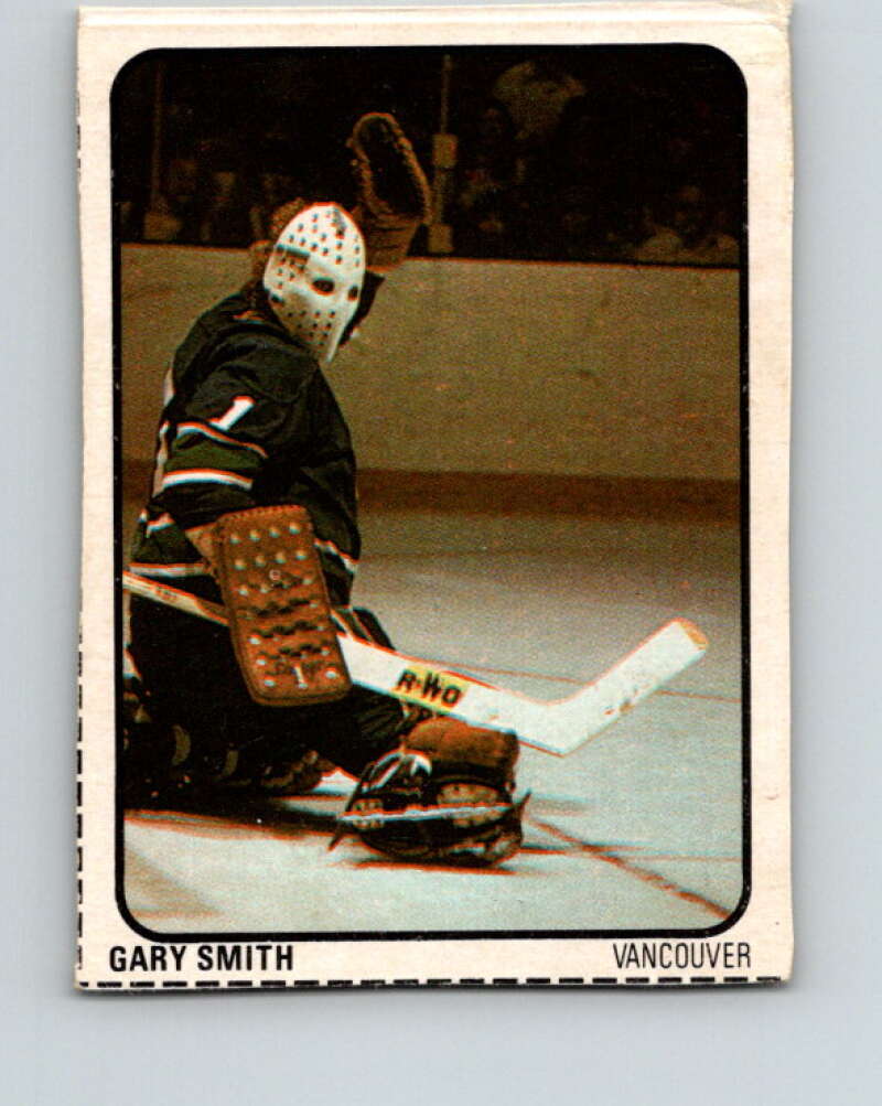 1974-75 Lipton Soup #15 Gary Smith Vancouver Canucks V32200