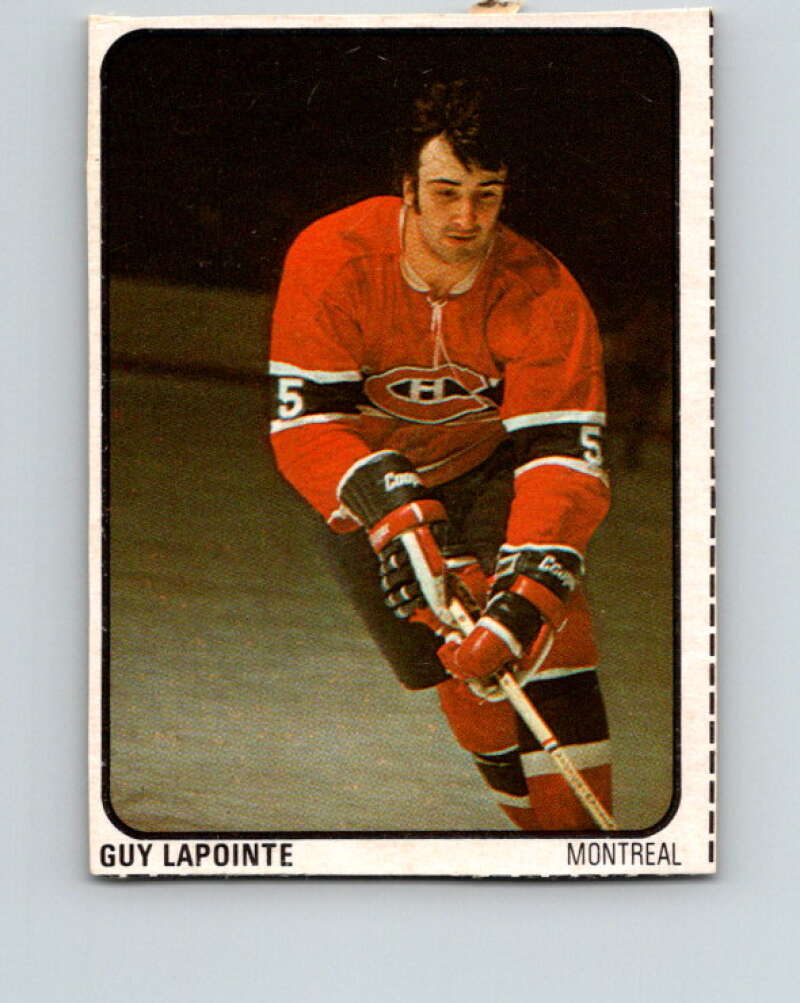 1974-75 Lipton Soup #16 Guy Lapointe Montreal Canadiens V32202
