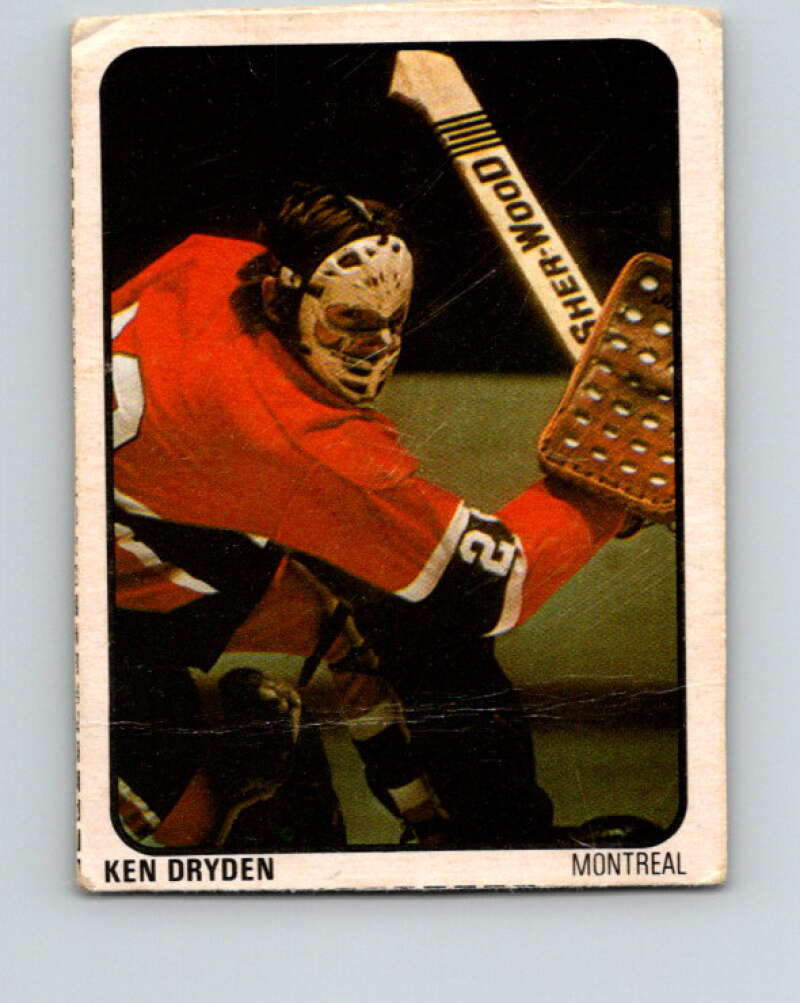1974-75 Lipton Soup #19 Ken Dryden Montreal Canadiens V32211