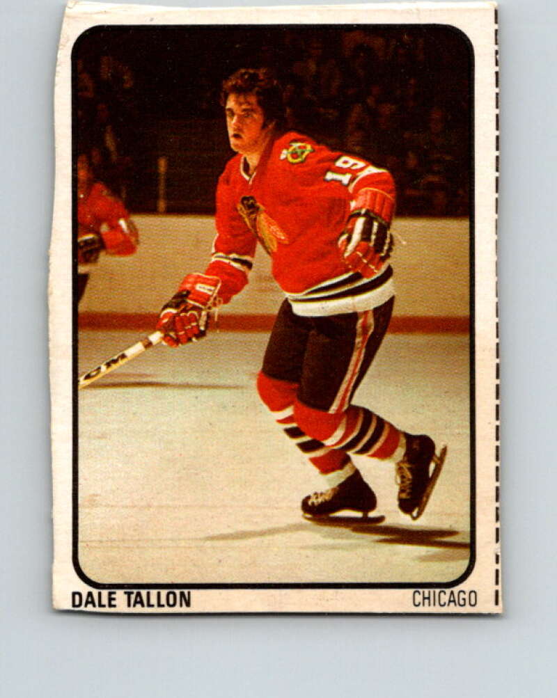 1974-75 Lipton Soup #22 Dale Tallon Chicago Blackhawks V32219