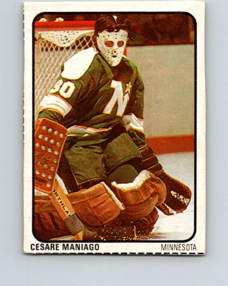 1974-75 Lipton Soup #27 Cesare Maniago Minnesota North Stars V32235