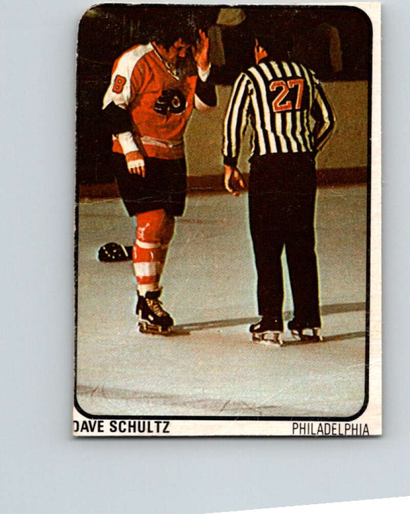 1974-75 Lipton Soup #30 Dave Schultz Philadelphia Flyers V32243