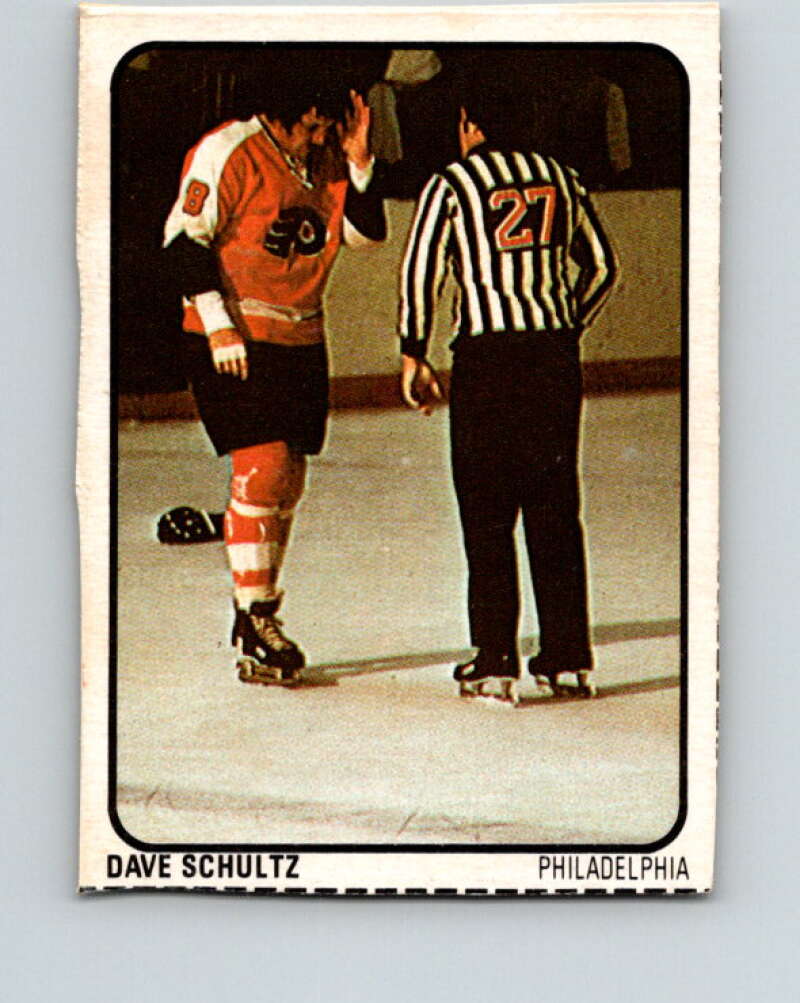 1974-75 Lipton Soup #30 Dave Schultz Philadelphia Flyers V32244