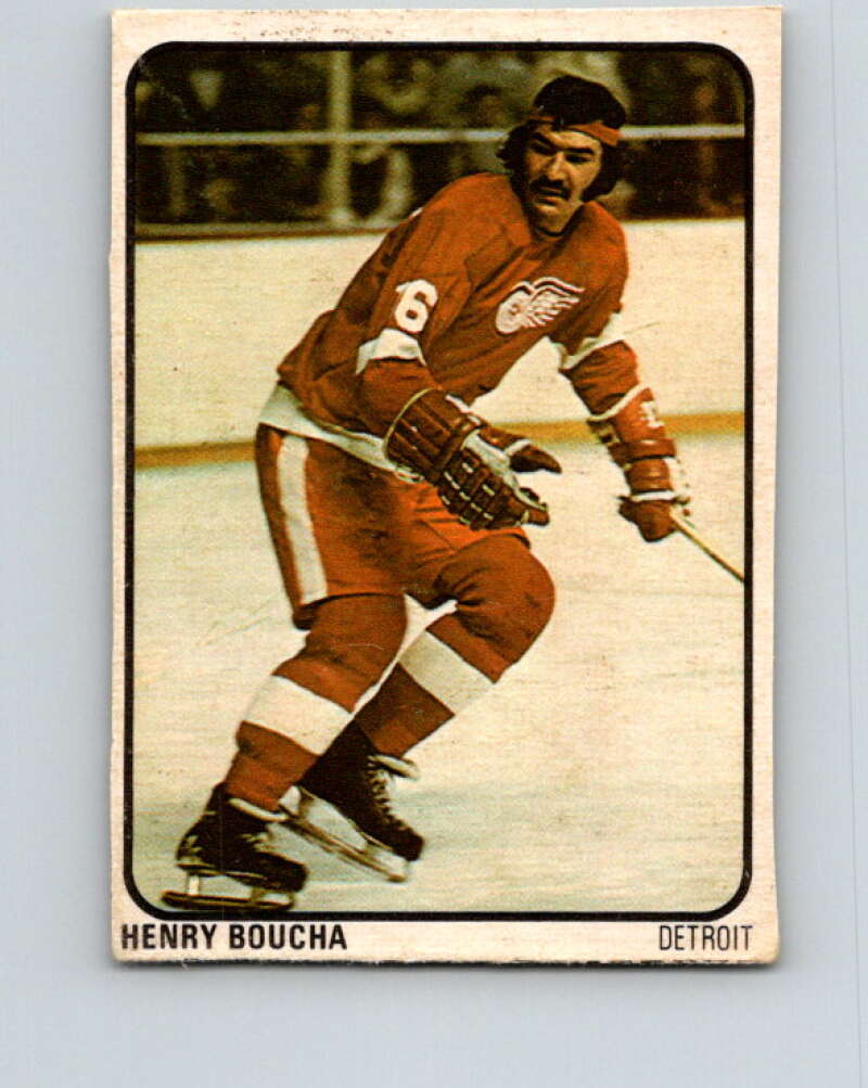 1974-75 Lipton Soup #32 Henry Boucha Detroit Red Wings V32248