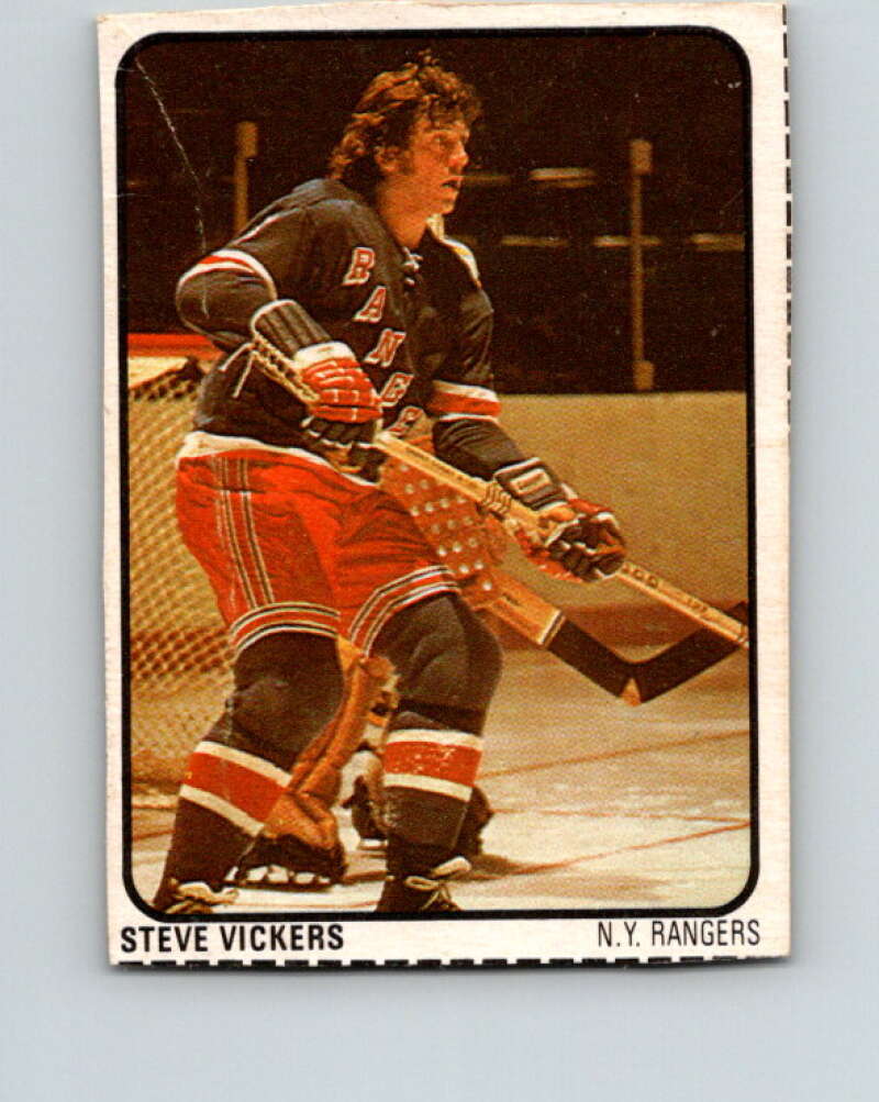 1974-75 Lipton Soup #34 Steve Vickers New York Rangers V32253