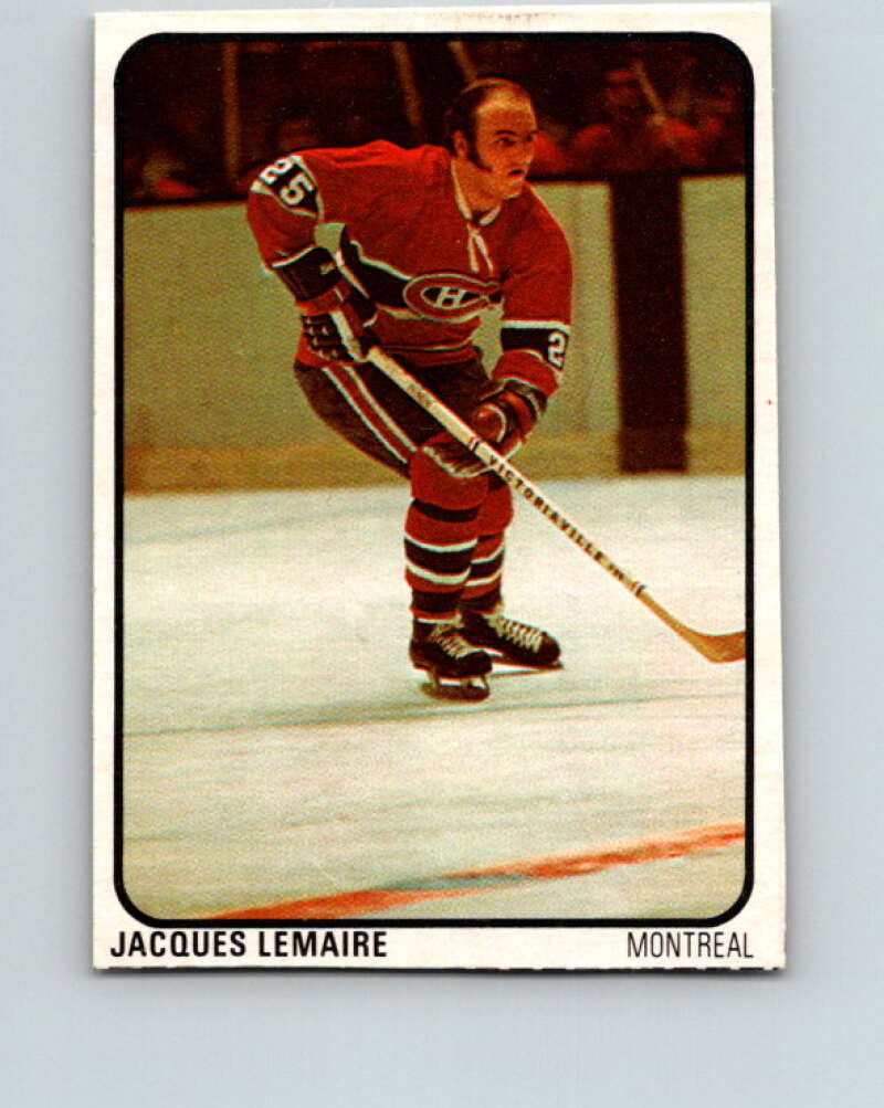 1974-75 Lipton Soup #38 Jacques Lemaire Montreal Canadiens V32261