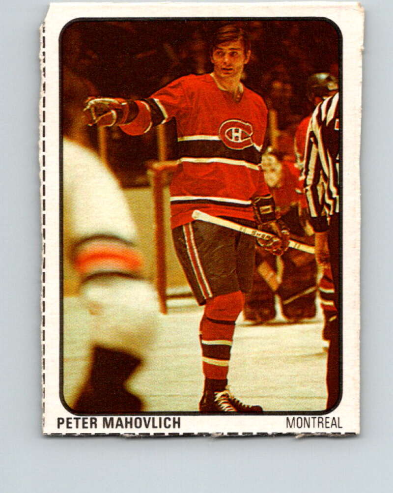 1974-75 Lipton Soup #39 Pete Mahovlich Montreal Canadiens V32263
