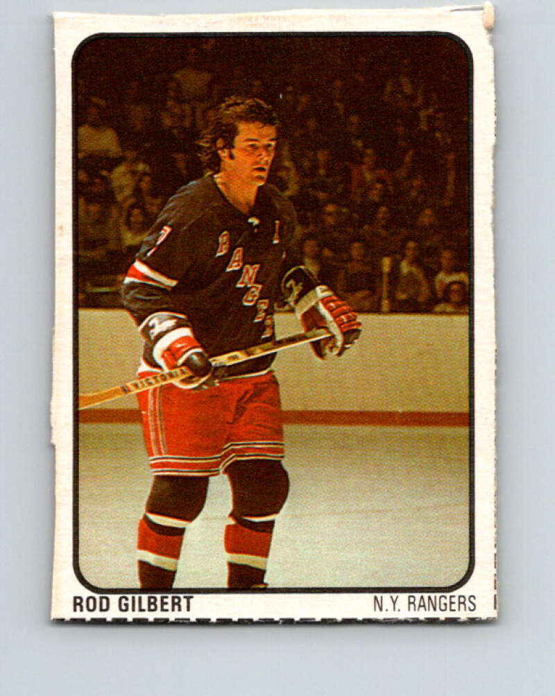 1974-75 Lipton Soup #40 Rod Gilbert New York Rangers V32266