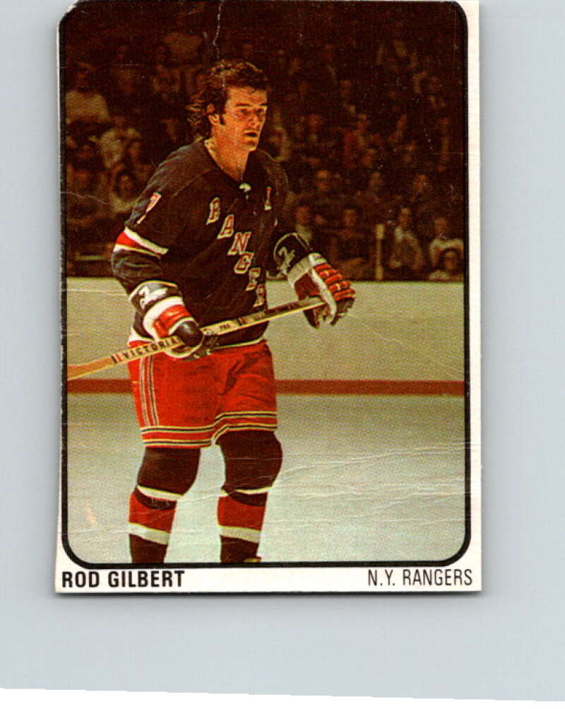 1974-75 Lipton Soup #40 Rod Gilbert New York Rangers V32267