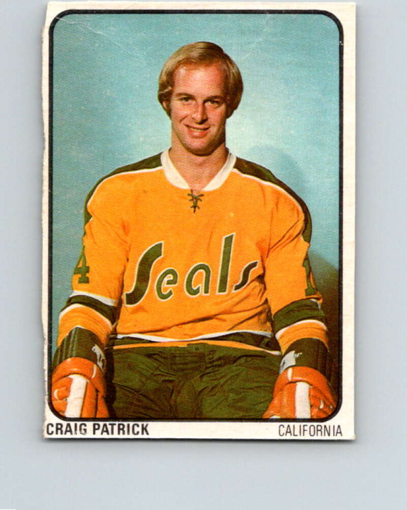 1974-75 Lipton Soup #46 Craig Patrick California Golden Seals V32281