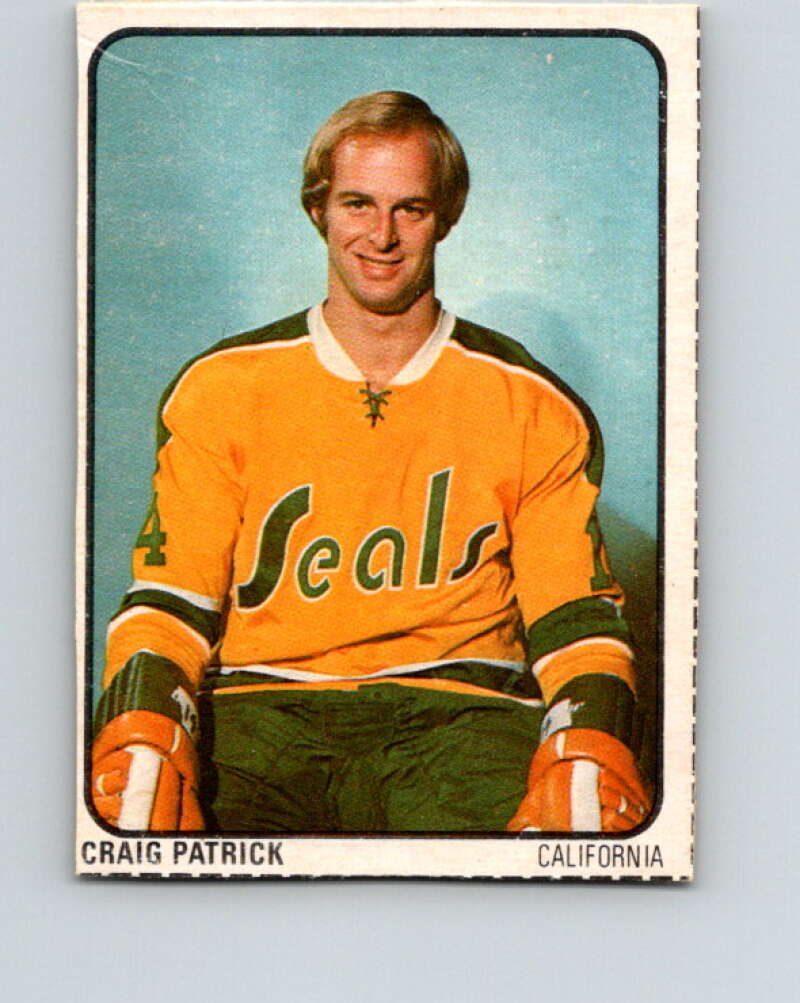 1974-75 Lipton Soup #46 Craig Patrick California Golden Seals V32282