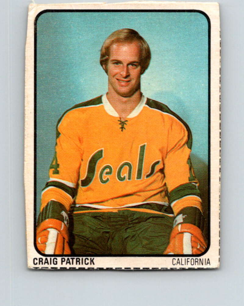 1974-75 Lipton Soup #46 Craig Patrick California Golden Seals V32284
