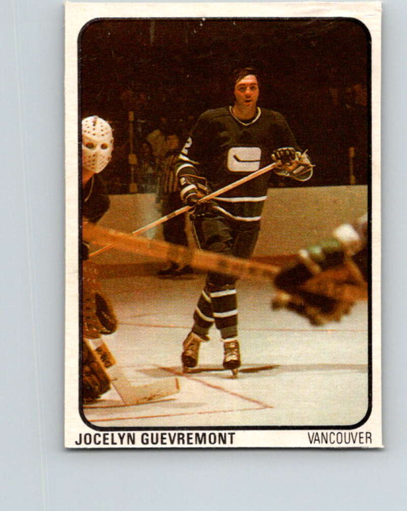1974-75 Lipton Soup #48 Jocelyn Guevremont Vancouver Canucks V32287