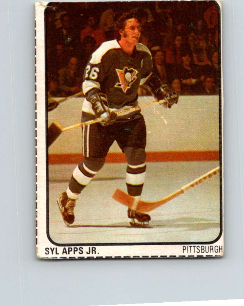 1974-75 Lipton Soup #49 Syl Apps Jr. Pittsburgh Penguins V32291