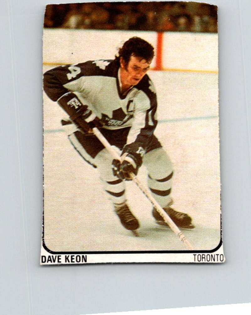 1974-75 Lipton Soup #50 Dave Keon Toronto Maple Leafs V32294