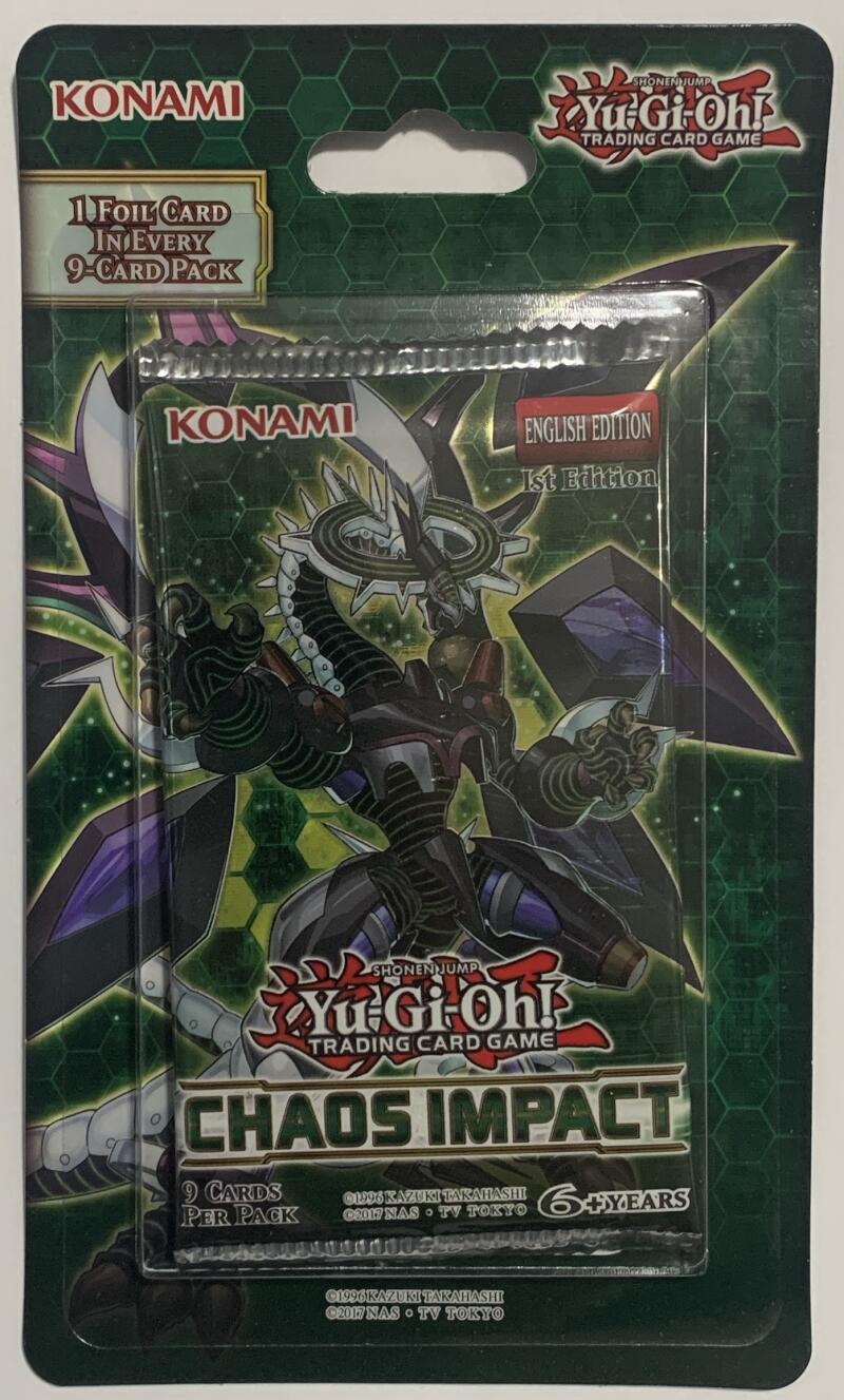 Yu-Gi-Oh! Chaos Impact Booster Sealed Card Game Pack - English Edition