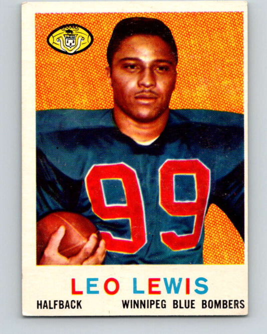 1959 Topps CFL Football #3 Leo Lewis, Winnipeg Blue Bombers  V32582