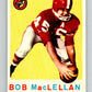 1959 Topps CFL Football #33 Bob MacLellan, Montreal Alouettes  V32619