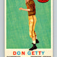 1959 Topps CFL Football #39 Don Getty, Edmonton Eskimos  V32626