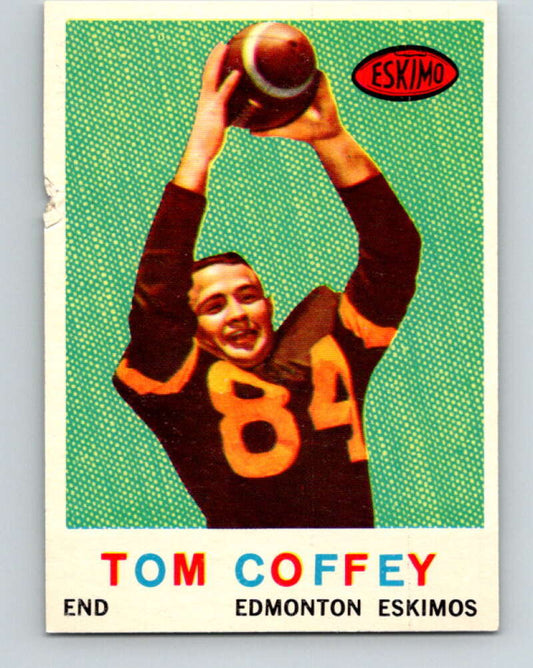 1959 Topps CFL Football #45 Tom Coffey, Edmonton Eskimos  V32633