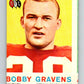 1959 Topps CFL Football #51 Bobby Gravens, Ottawa Rough Riders  V32642