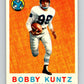 1959 Topps CFL Football #64 Bobby Kuntz Toronto Argonauts  V32652