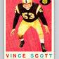1959 Topps CFL Football #71 Vince Scott, Hamilton Tiger-cats  V32666