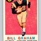 1959 Topps CFL Football #76 Bill Graham, Hamilton Tiger-cats  V32671