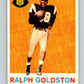 1959 Topps CFL Football #77 Ralph Goldston, Hamilton Tiger-cats  V32672