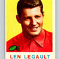 1959 Topps CFL Football #81 Len Legault, Saskatchewan Roughriders  V32676