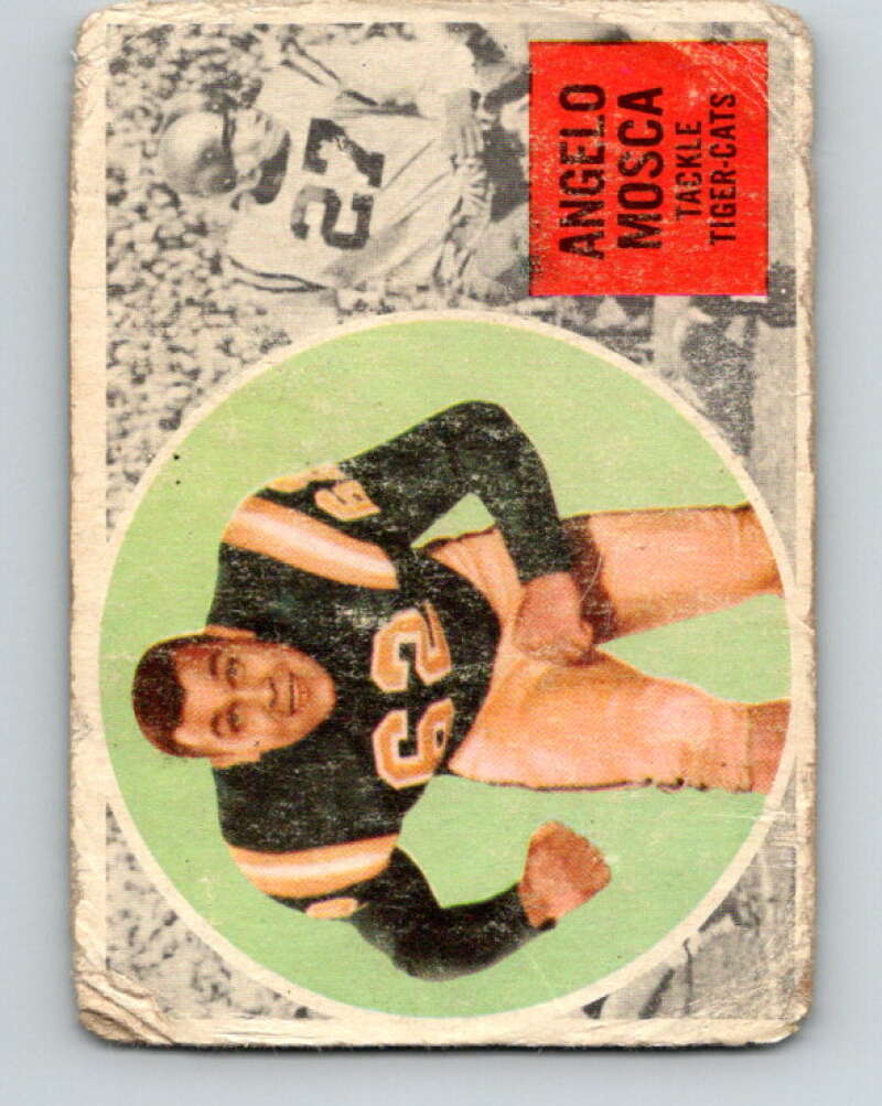 1960 Topps CFL Football #38 Angelo Mosca, Tiger-cats V32689