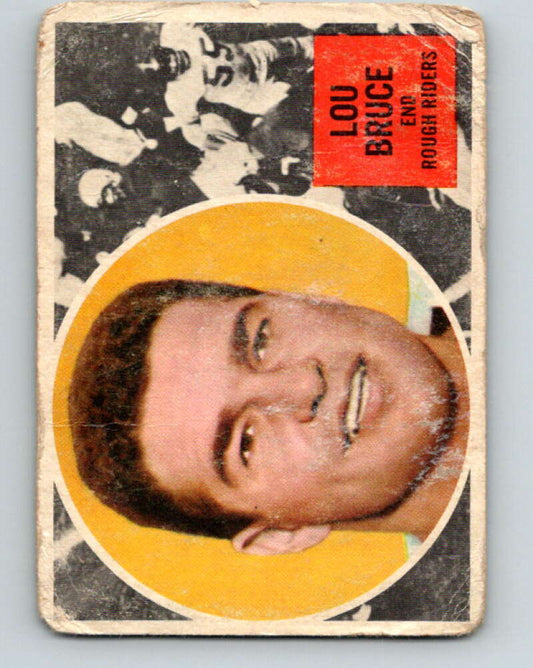 1960 Topps CFL Football #61 Lou Bruce, Roughriders  V32693