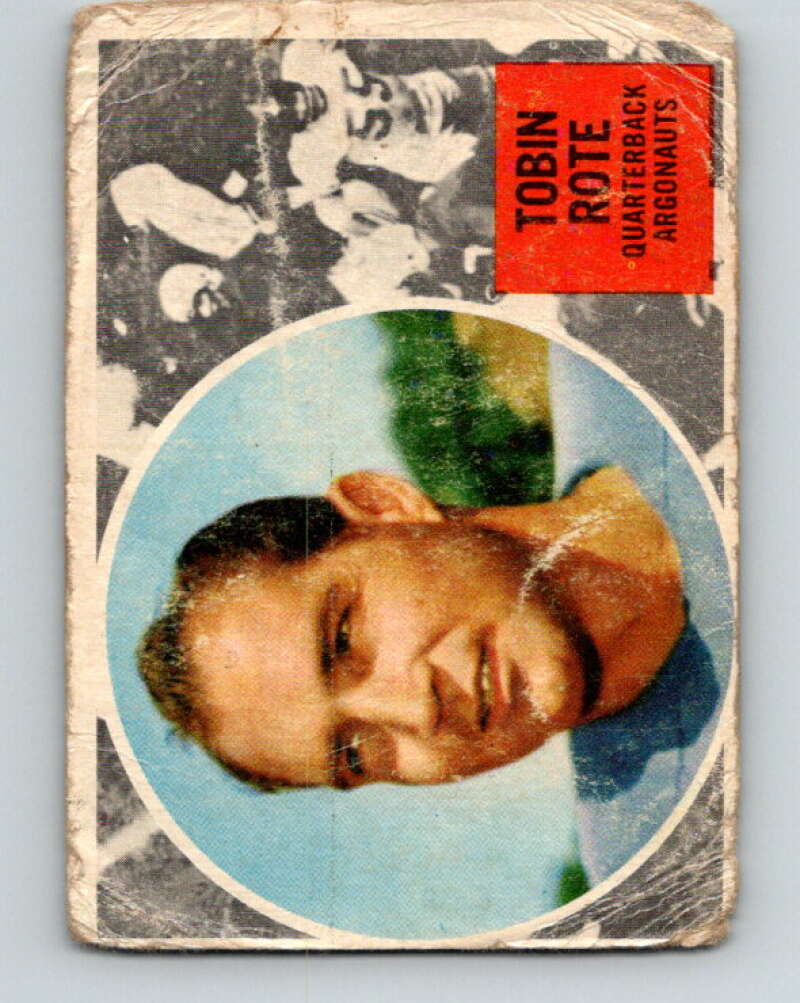 1960 Topps CFL Football #74 Tobin Rote, Argonauts V32697
