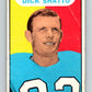 1965 Topps CFL Football #114 Dick Shatto, Toronto Argonauts  V32855