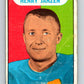1965 Topps CFL Football #121 Henry Janzen, Winnipeg Blue Bombers  V32859